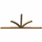 Ekena Millwork Richland Timber Gable Bracket, Western Red Cedar, 108"W x 49"H x 3 1/2"D x 3 1/2"F, 11/12 Pitch GBW108X49X0404RIC00SWR - alternate 4